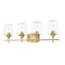 Z-Lite Joliet 4 Light Vanity, Olde Brass & Clear 473-4V-OBR - alternate 5